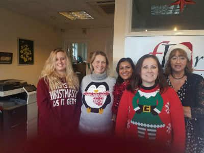 Christmas Jumper Day in aid of St Francis Hospice - F Barnes