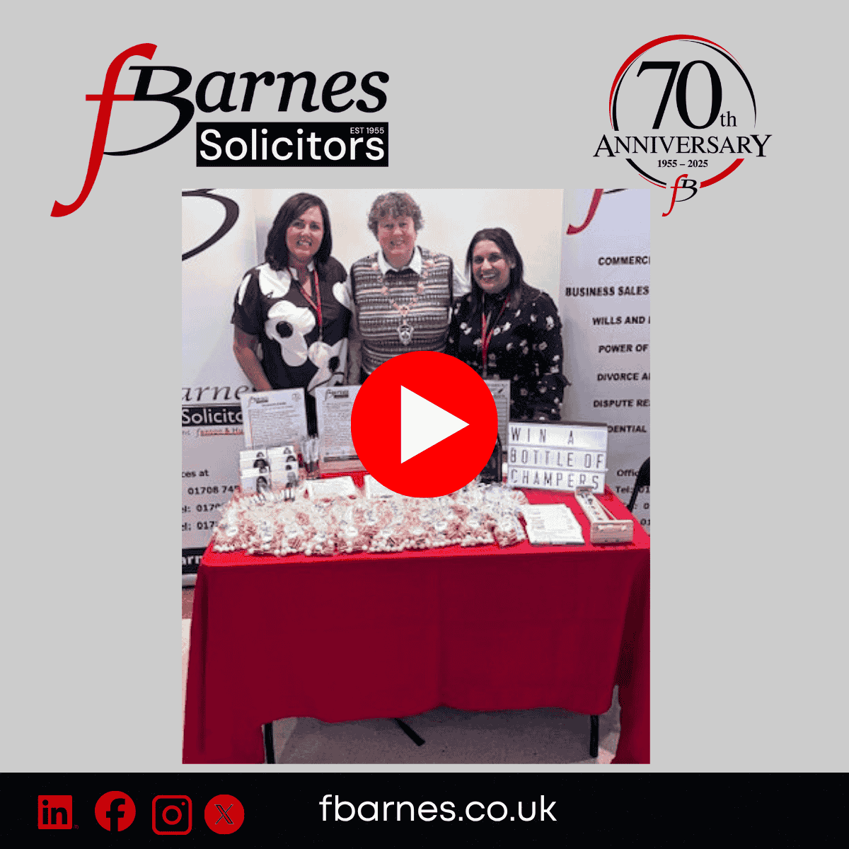 F Barnes attend Havering Business Showcase 2025
