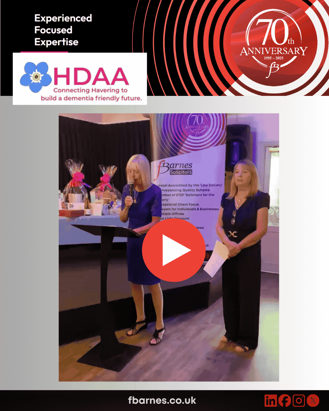 F Barnes host Havering Dementia Action Alliance Cream Tea